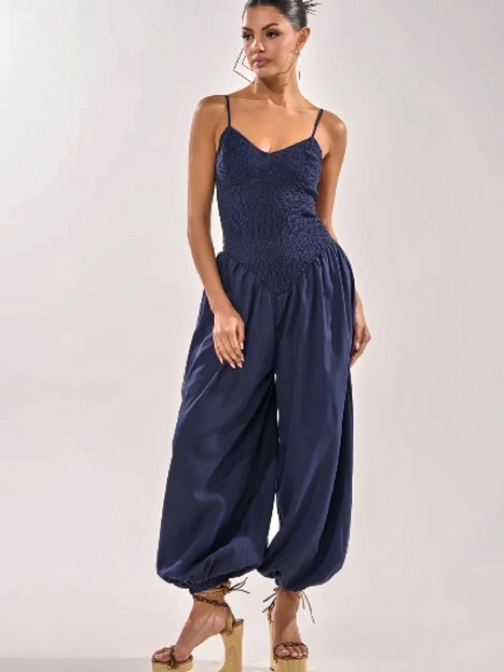 TRENDSETTER BALLOON PANT JUMPSUIT
